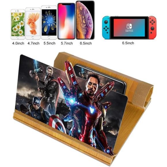12’’ Screen Magnifier for Smartphone –Mobile Phone 3D Magnifier Projector Screen - Picture 5 of 6